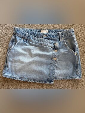 We The Free Free People Jean Skirt Size 4